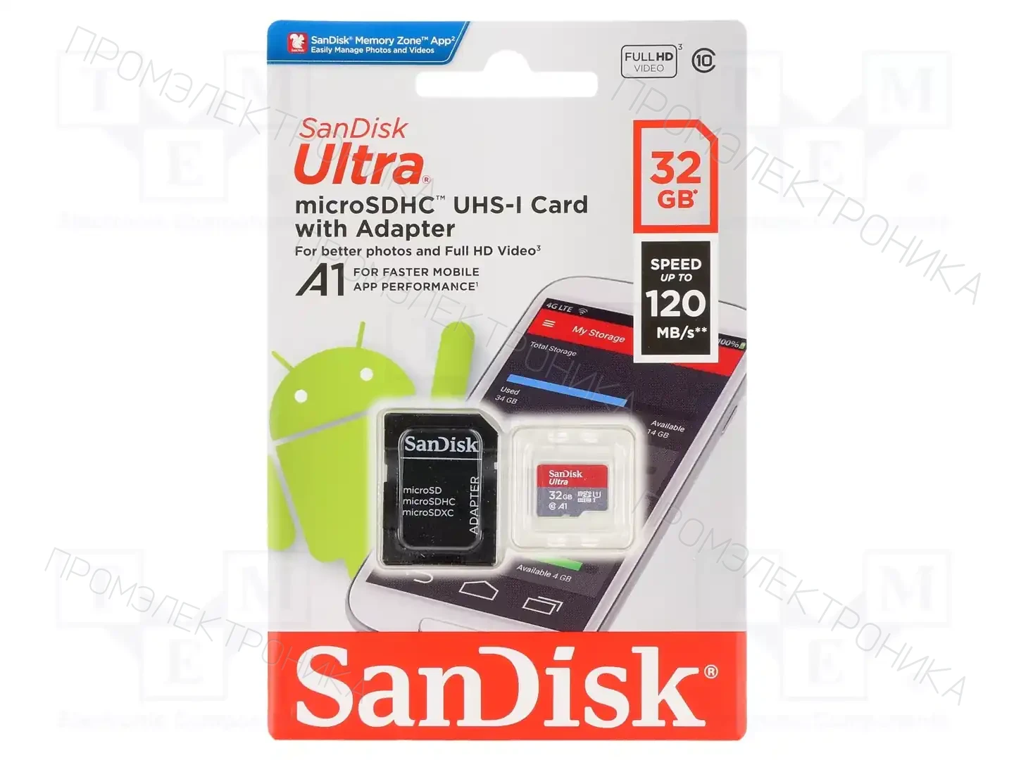 SANDISK SDSQUA4-032G-GN6MA — Карты памяти