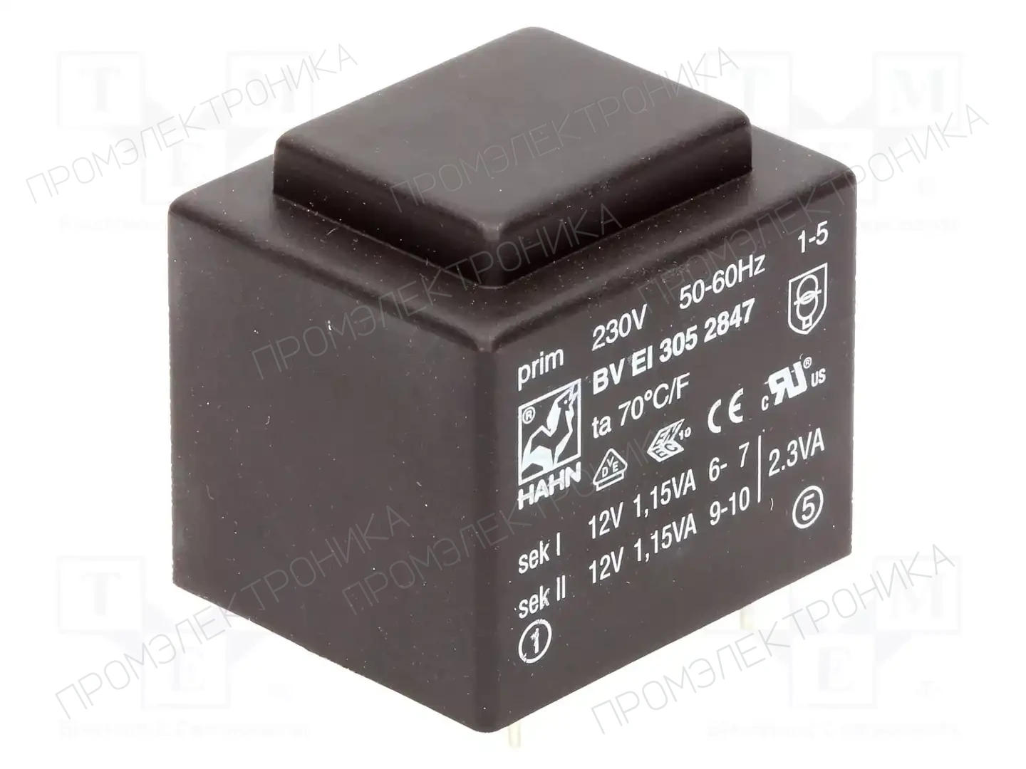 HAHN BV EI 305 2847 — Трансформаторы PCB