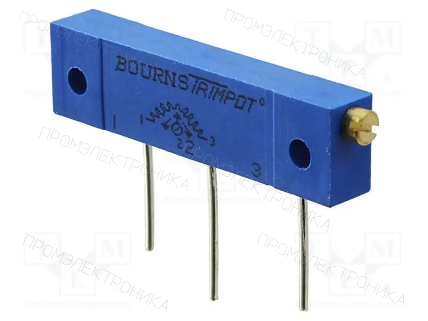 BOURNS 3059Y-1-503 — Потенциометры THT многооборотные 19мм