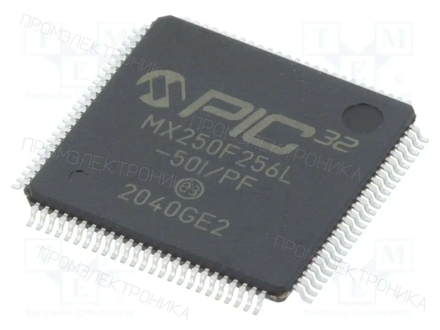 Microchip Technology PIC32MX250F256L-50I/PF — Линейка PIC32 32-bit