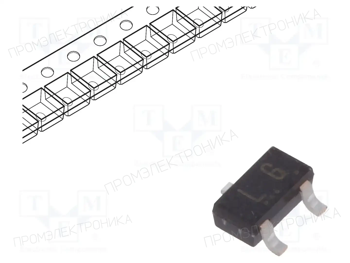 TOSHIBA 2SC2712-GR(TE85L,F — Транзисторы NPN SMD