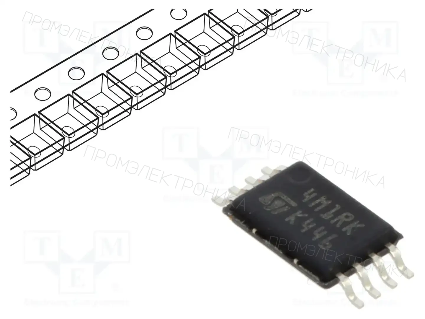 STMicroelectronics M24M01-RDW6TP — Памяти EEPROM последовательные