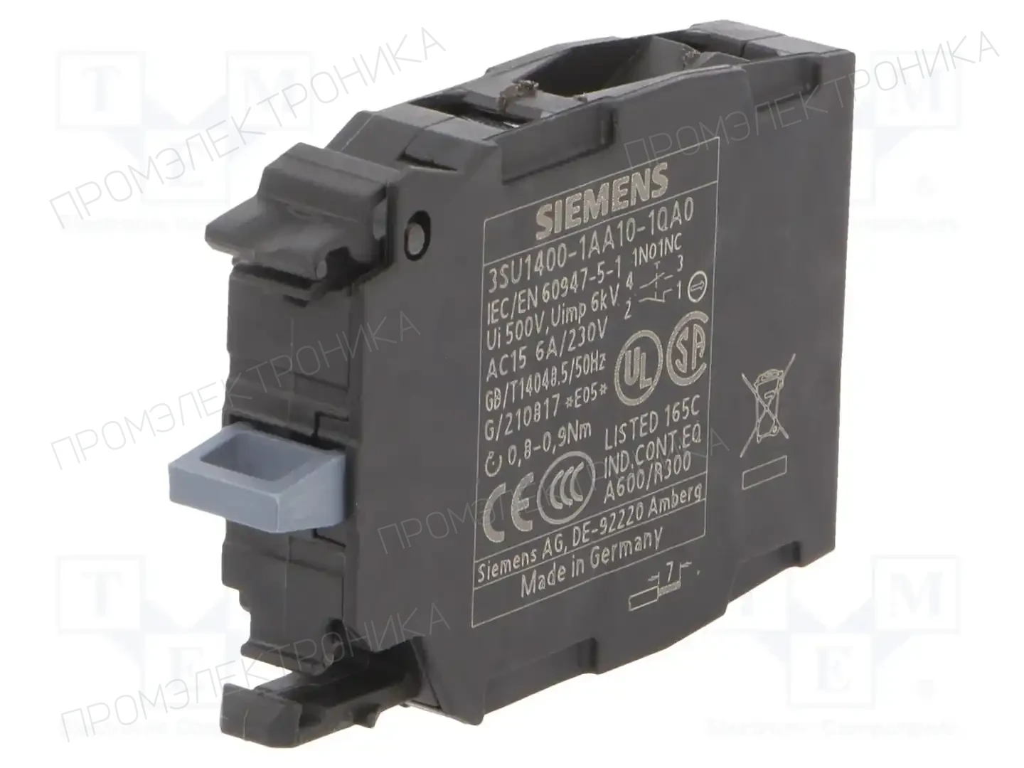 SIEMENS 3SU1400-1AA10-1QA0 — Панельные аксессуары стандартные