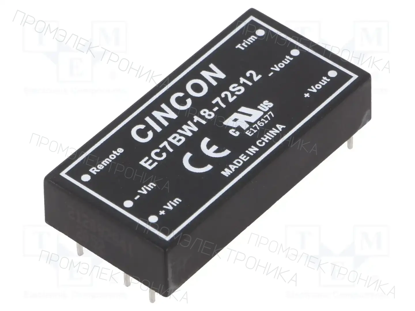 CINCON EC7BW18-72S12 — Преобразователи DC/DC