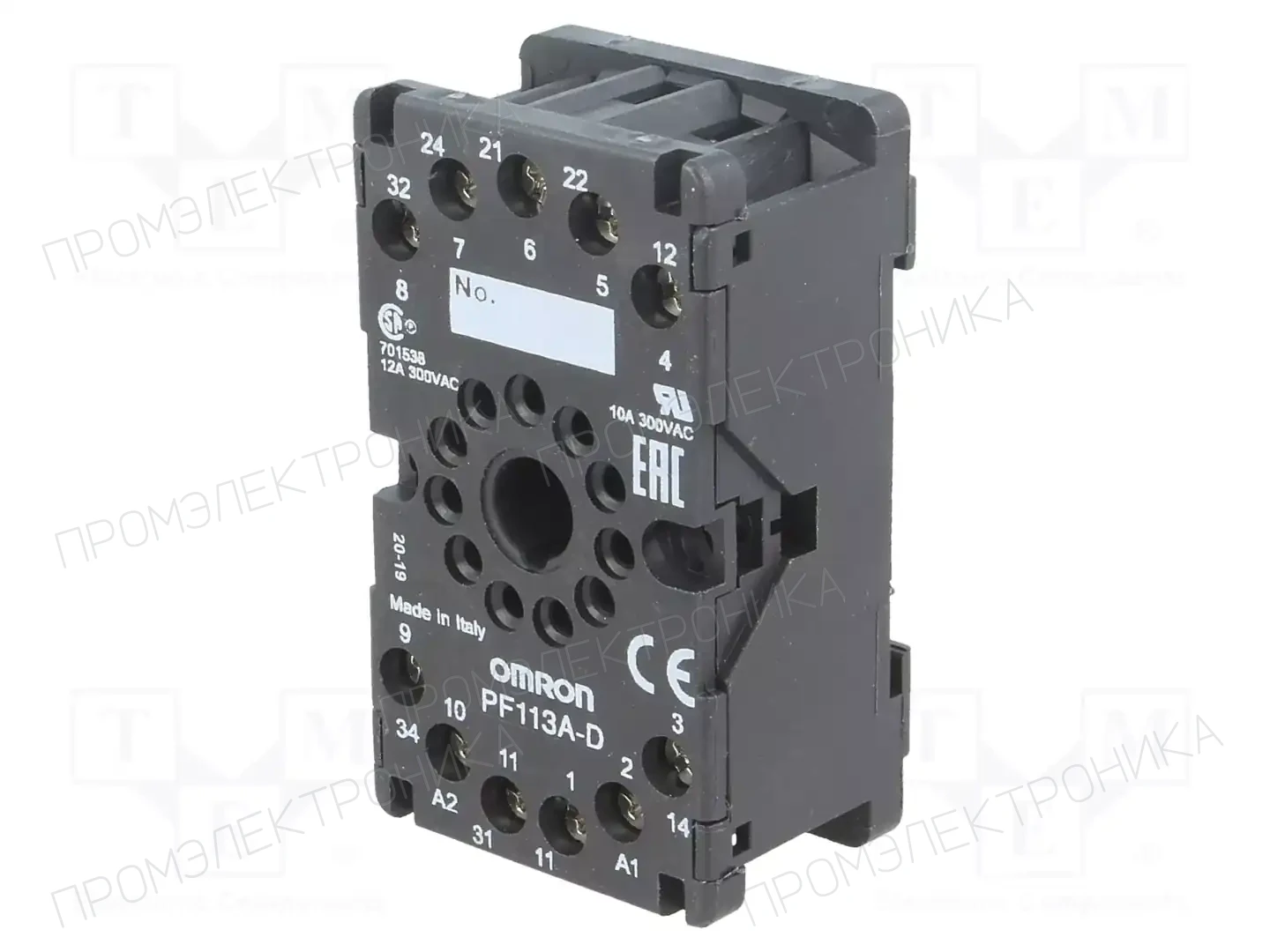 OMRON PF113A-D — Реле электромагн. - аксессуары