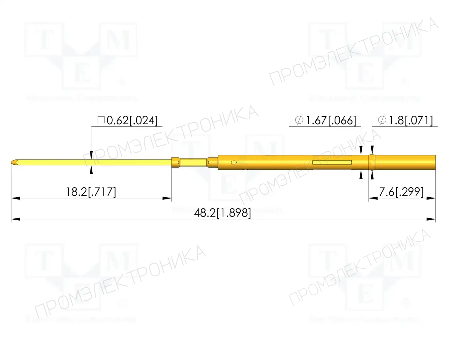 INGUN KS-10047G-18 — Гнёзда для измерительных щупов