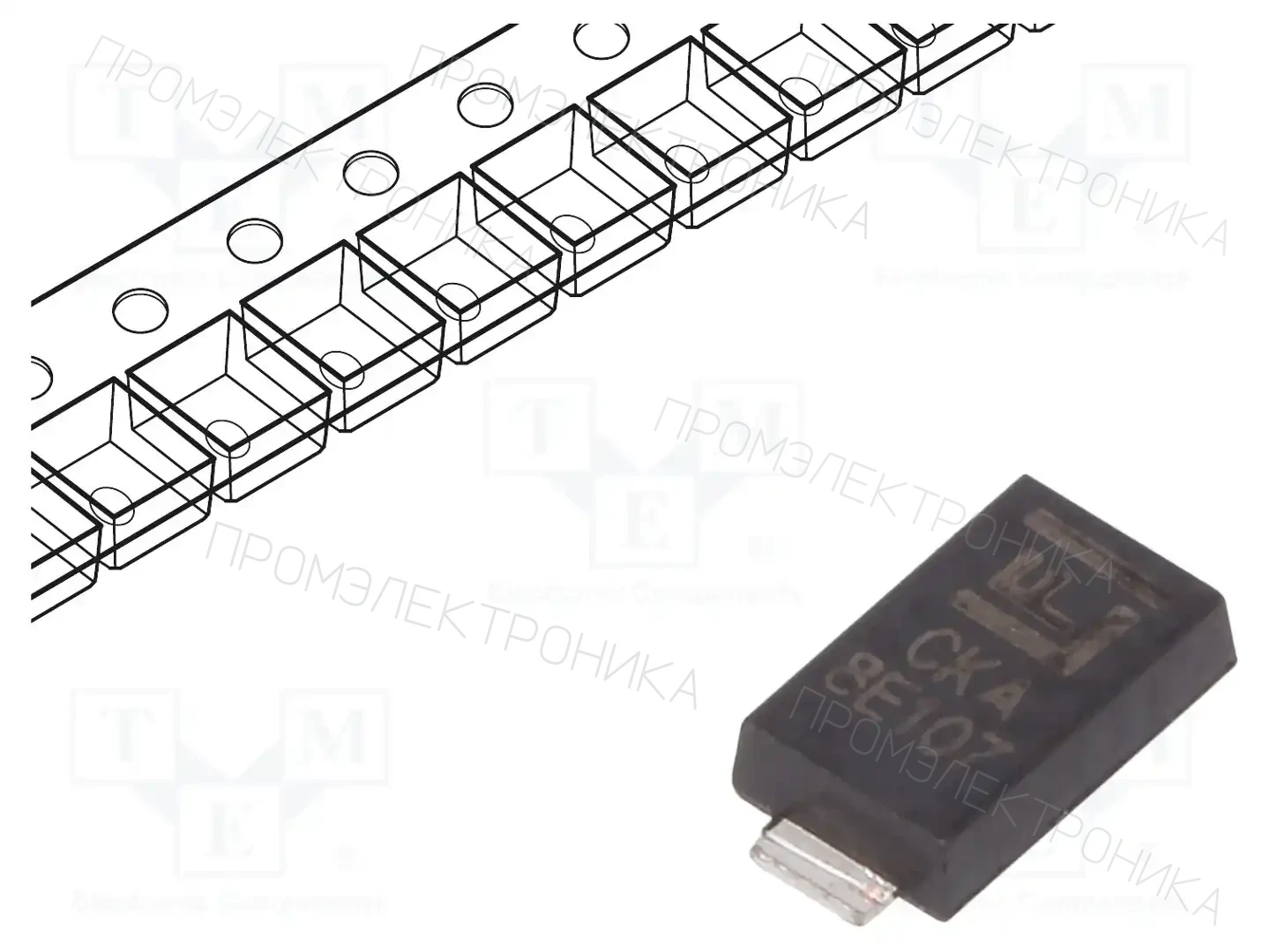 LITTELFUSE TPSMA6L30A — Диоды TVS SMD однонаправленные