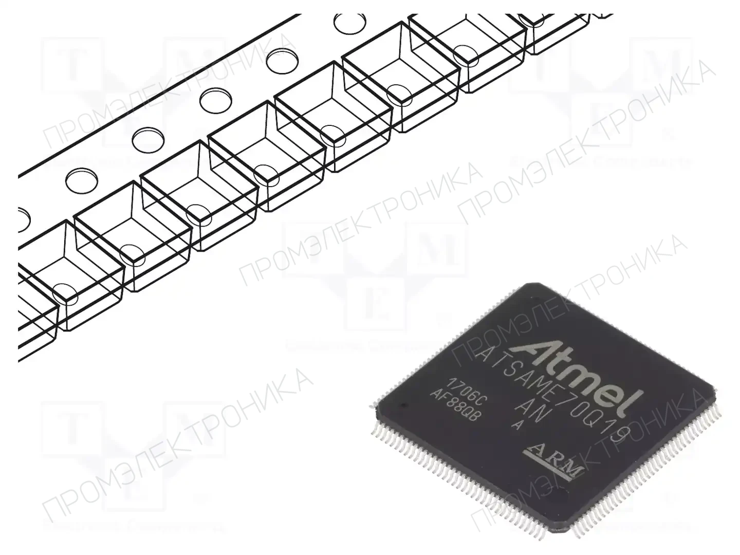 Microchip Technology ATSAME70Q19A-AN — Линейка ARM 32-bit