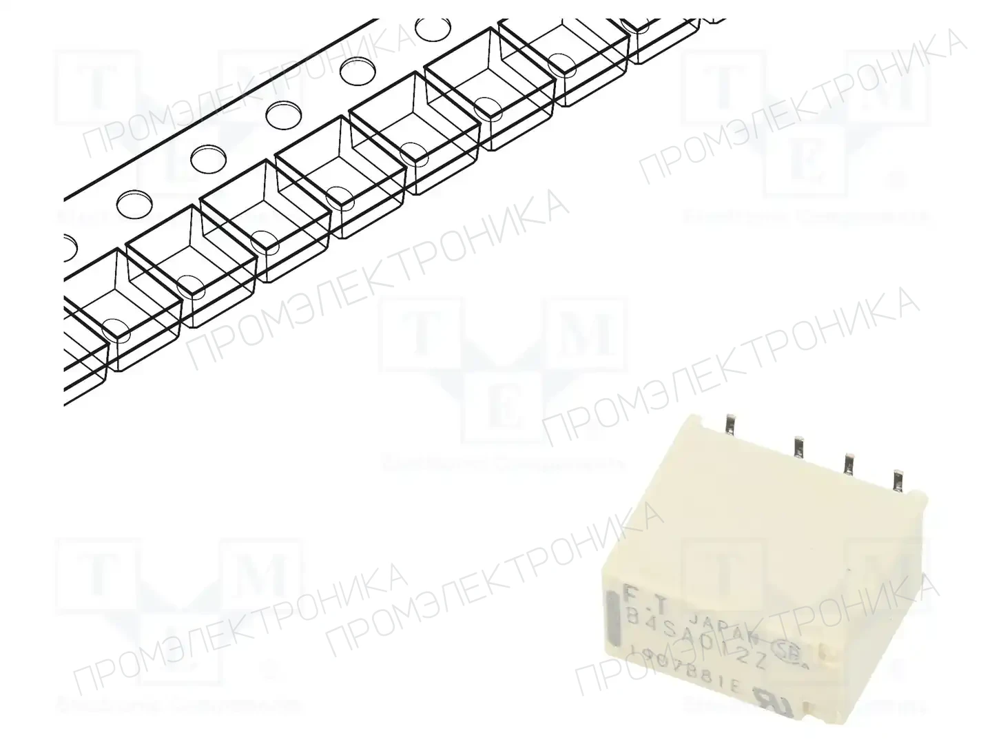 FCL Components FTR-B4SA012Z-B05 — Реле электромагн. миниатюрные