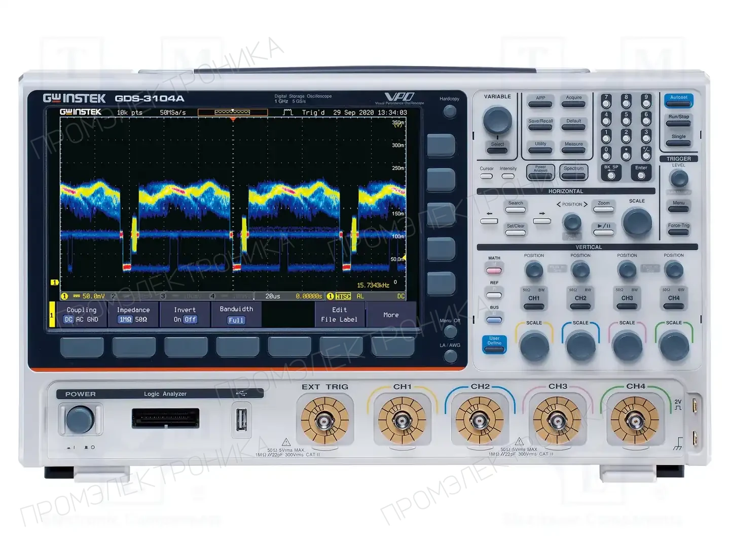 GW INSTEK GDS-3104A — Осциллоскопы цифровые