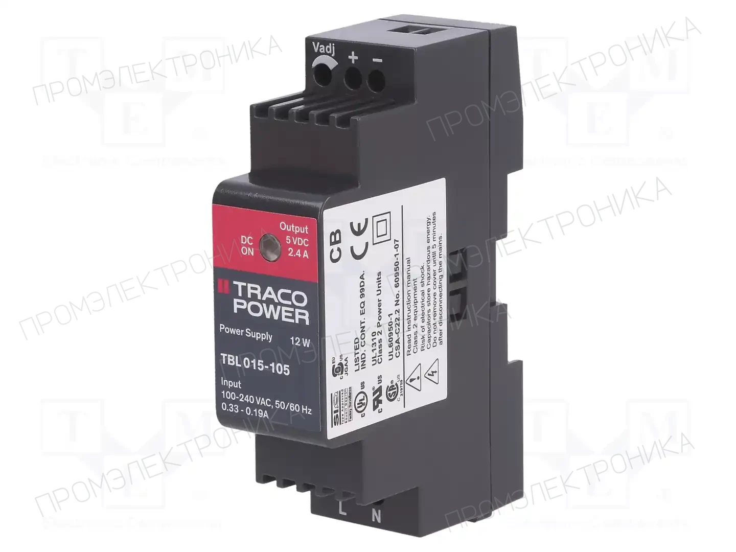 TRACO POWER TBL 015-105 — Блоки питания на DIN-рейку