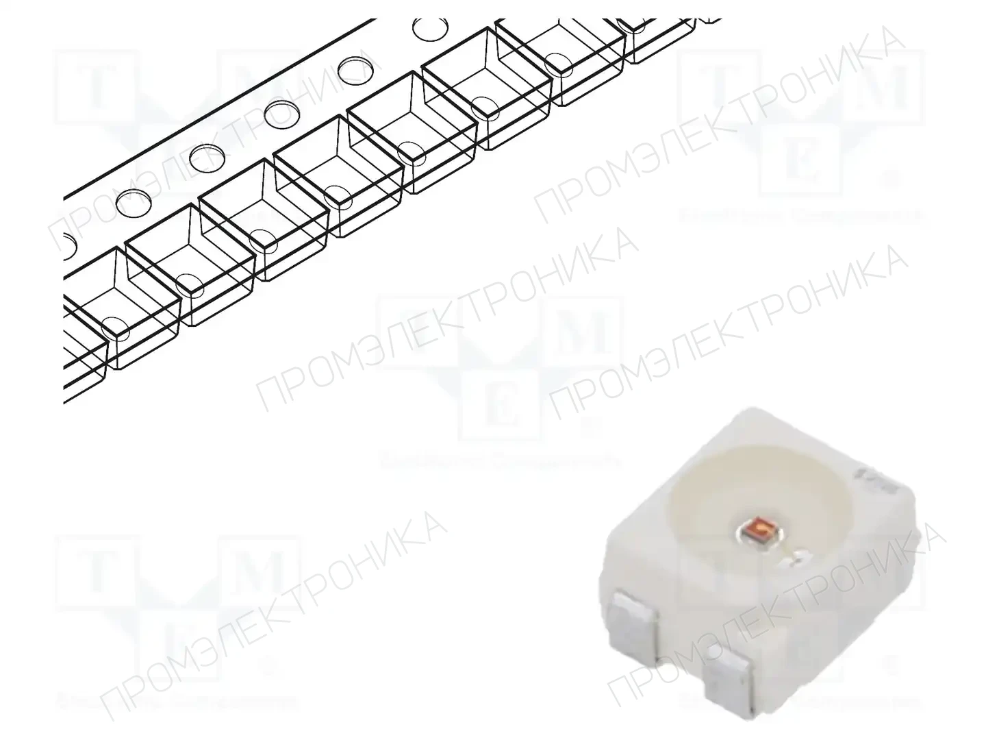ams OSRAM LY E67F-ABBB-46-1 — Светодиоды SMD цветные