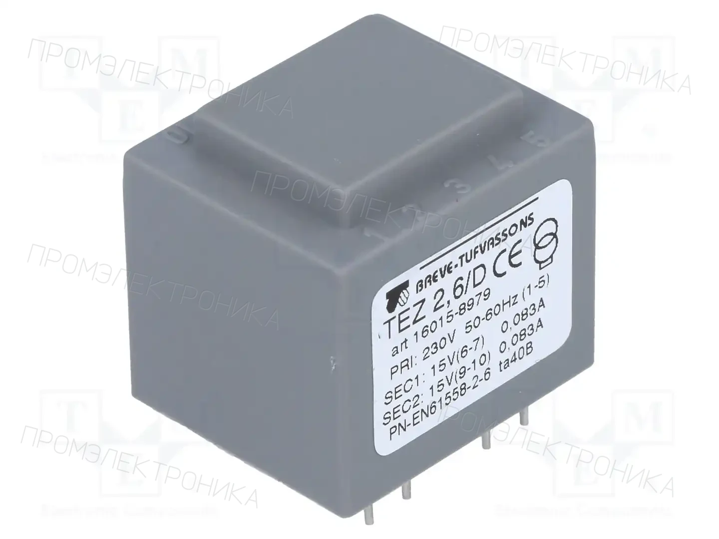BREVE TUFVASSONS 16015-9979 — Трансформаторы PCB