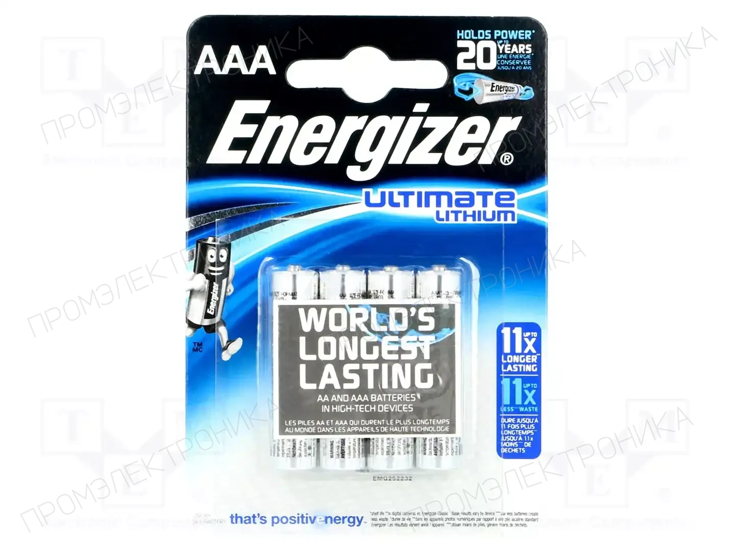 ENERGIZER 7638900273267 — Батареи