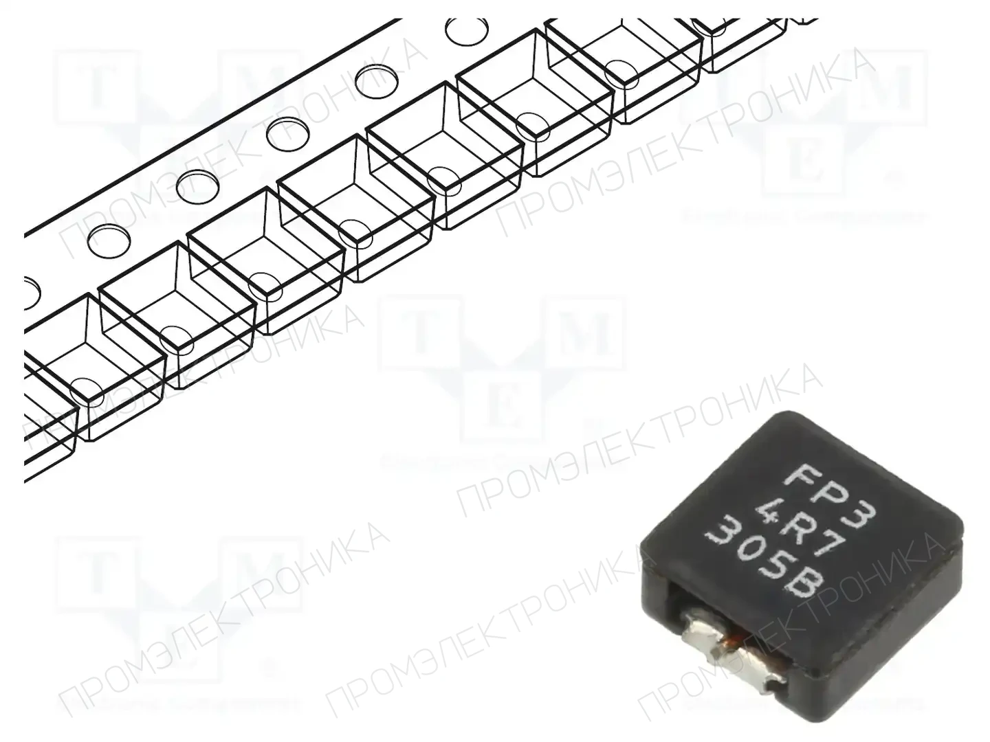 EATON ELECTRONICS FP3-4R7-R — Дроссели
