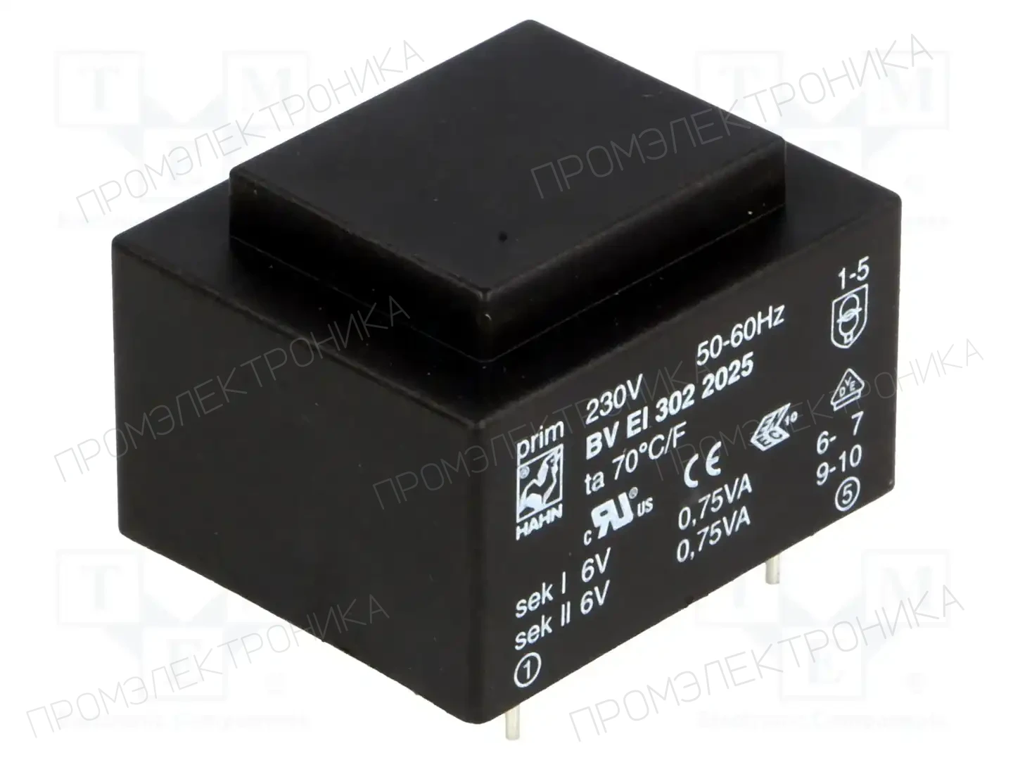 HAHN BV EI 302 2025 — Трансформаторы PCB