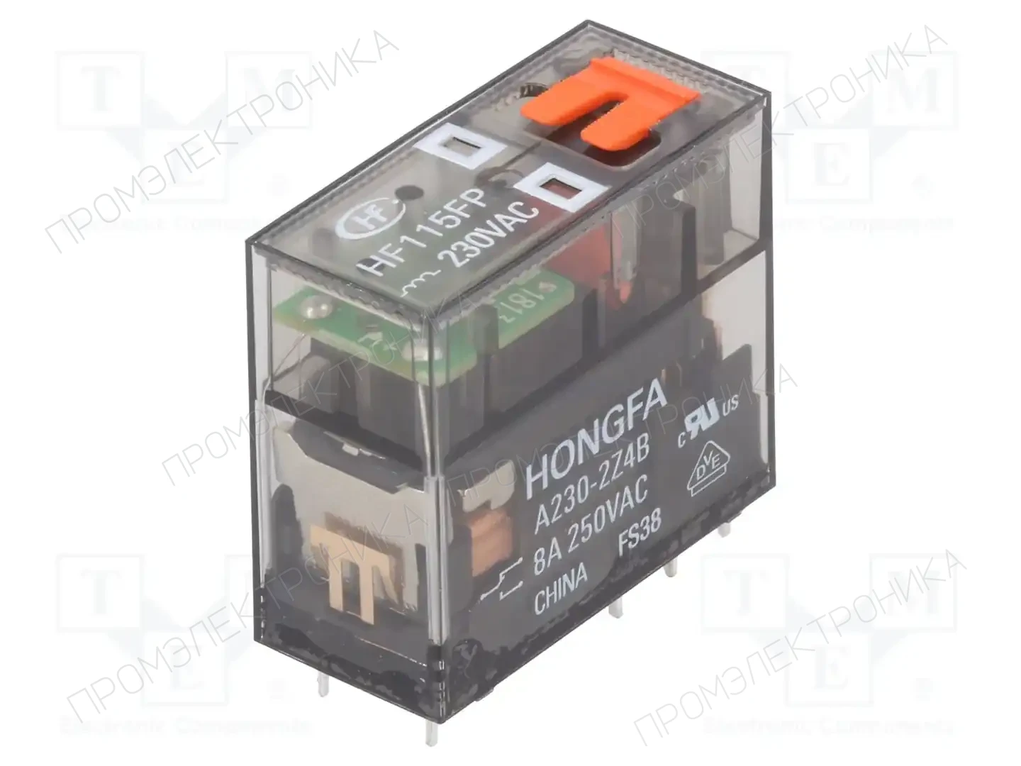 HONGFA RELAY HF115FP/A230-2Z4B — Реле электромагн. миниатюрные
