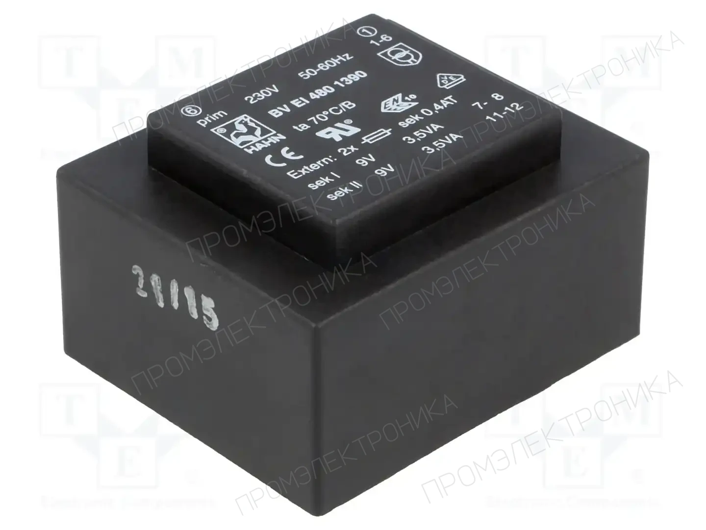 HAHN BV EI 480 1390 — Трансформаторы PCB