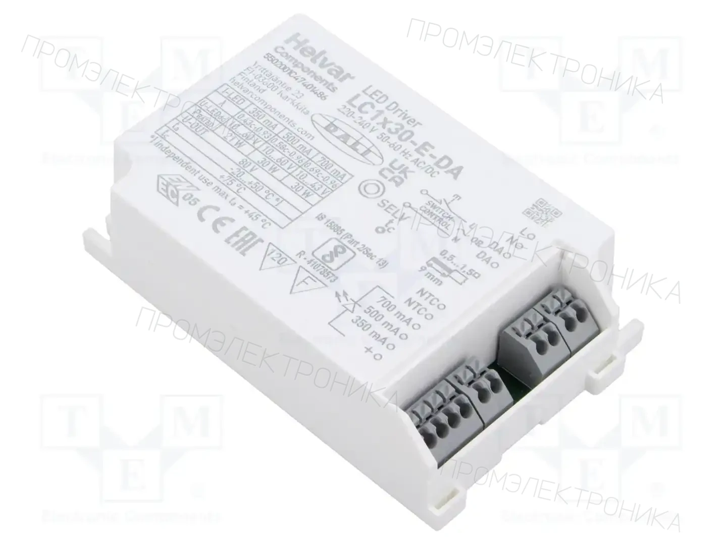 HELVAR LC 1X30-E-DA — Блоки питания для LED