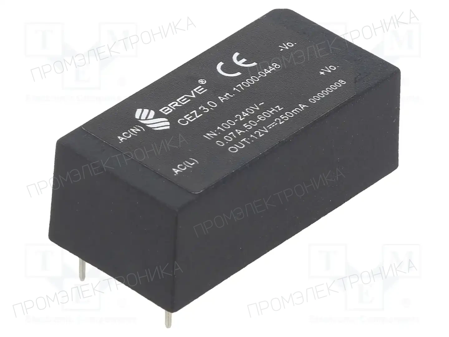 BREVE TUFVASSONS 17000-0448 — Преобразователи AC/DC для PCB