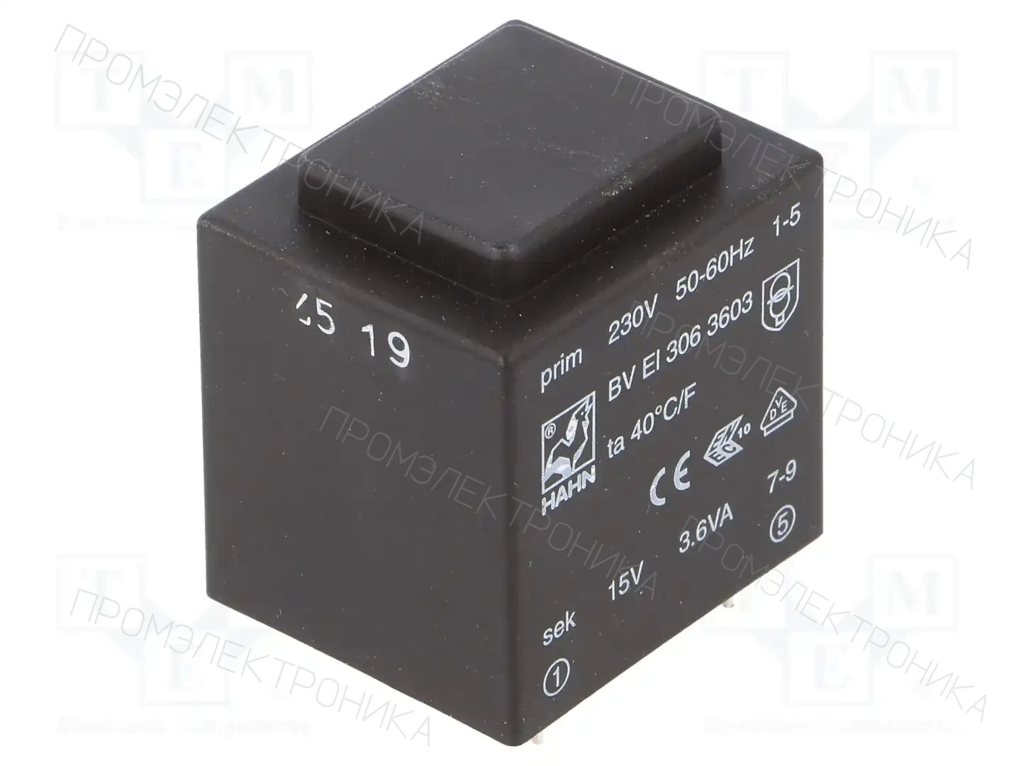 HAHN BV EI 306 3603 — Трансформаторы PCB