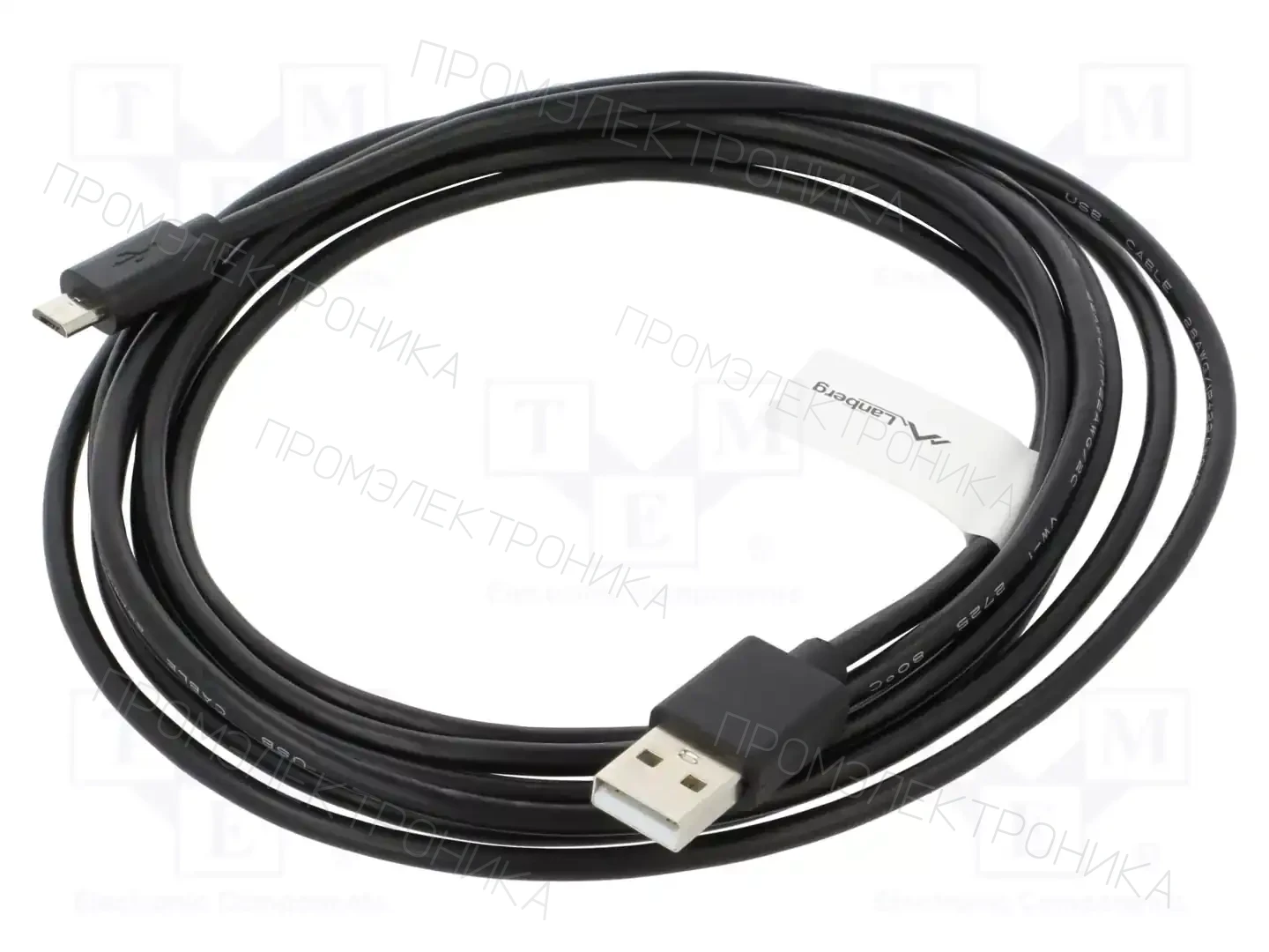 LANBERG CA-USBM-20CU-0030-BK — Кабели и адаптеры USB
