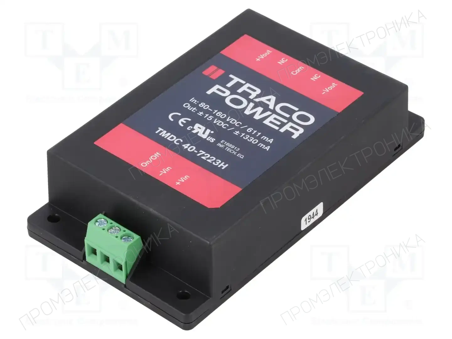 TRACO POWER TMDC 40-7223H — Преобразователи DC/DC