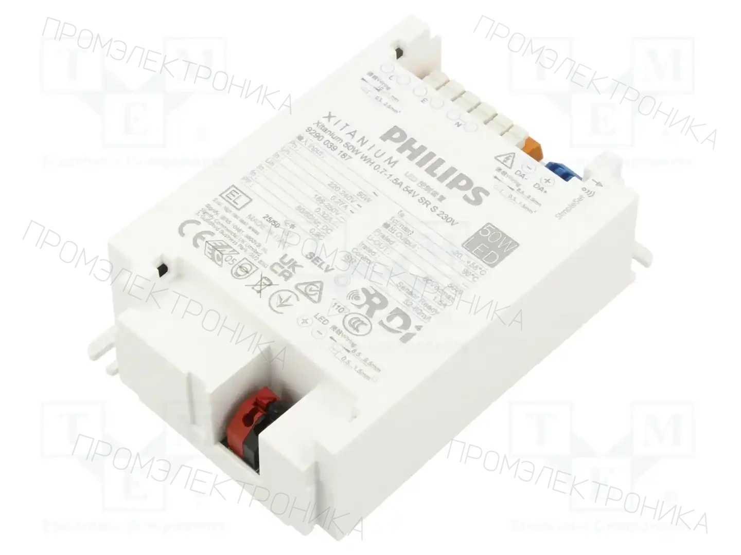 PHILIPS XITANIUM 50W WH 0.7-1.5A 54V SR S 230V — Блоки питания для LED