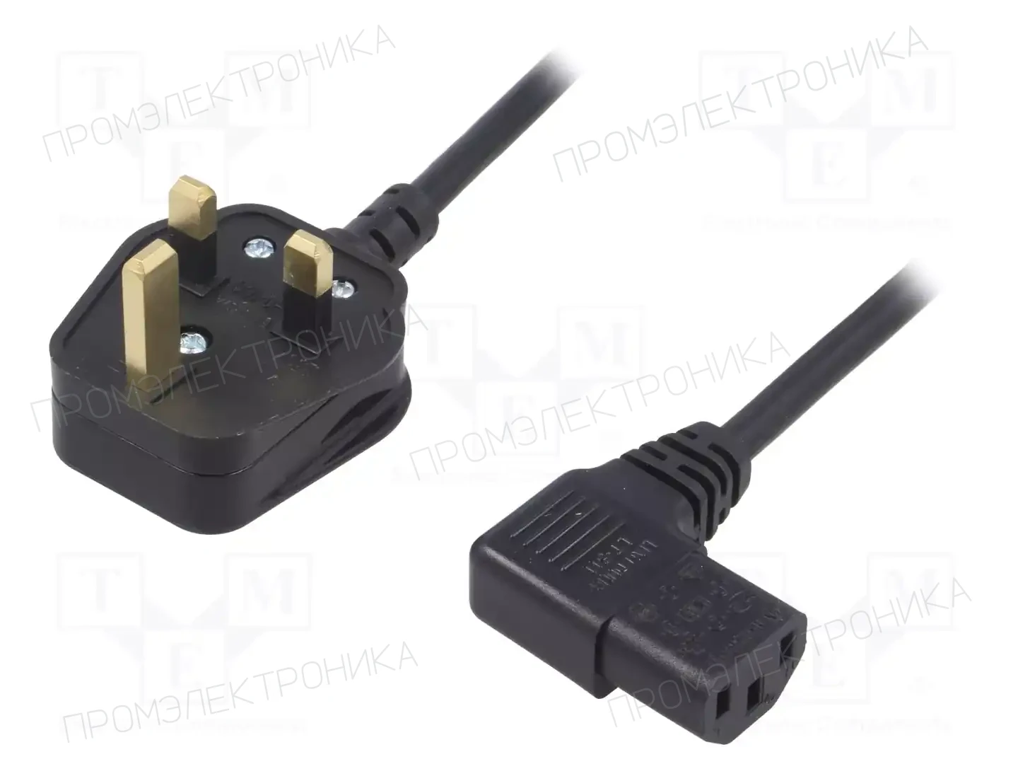 LIAN DUNG LT-327(3A) +511R H05VV-F BLK 1.8M — Кабели питания компьютерные и универс