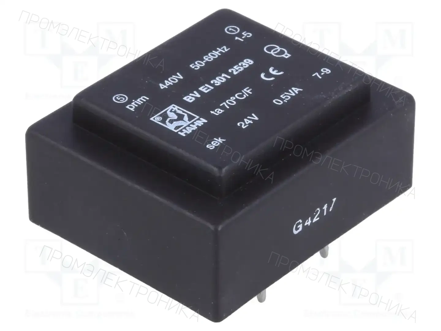 HAHN BV EI 301 2539 — Трансформаторы PCB