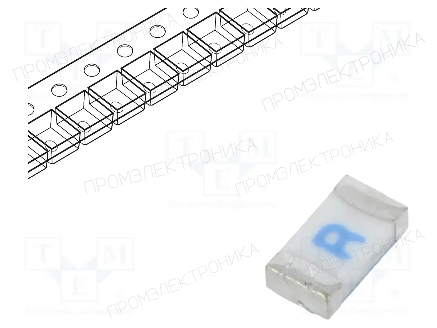 LITTELFUSE 044003.5WR — Предохранители SMD 1206 быстродейств