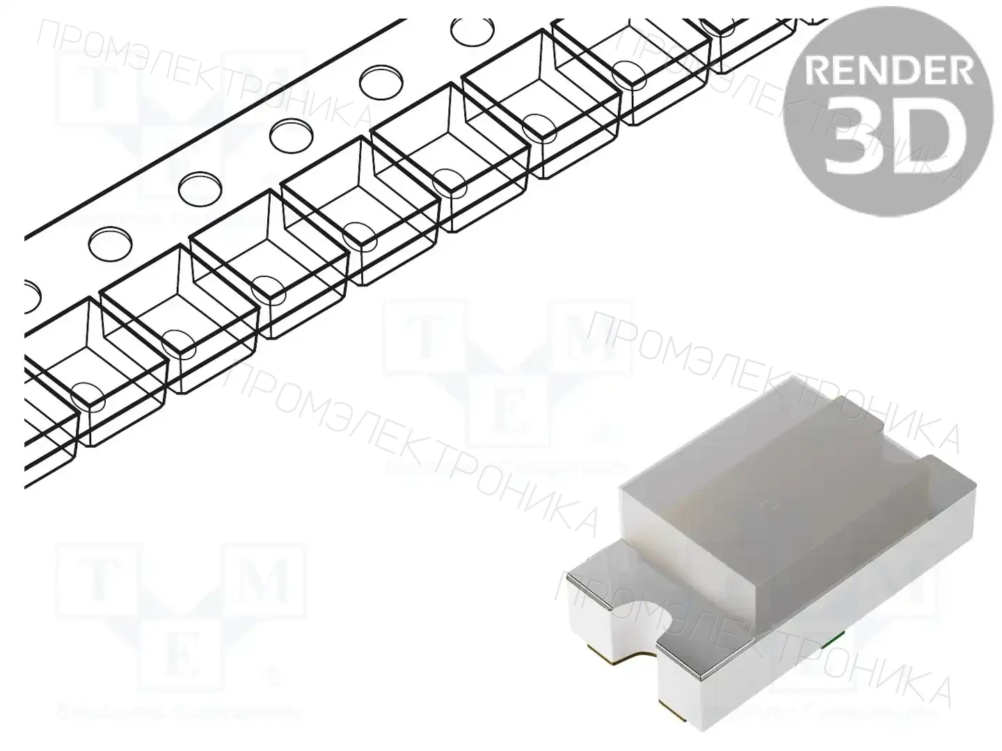 Inolux IN-S126ATR — Светодиоды SMD цветные