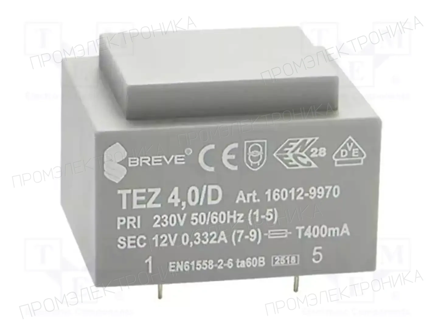 BREVE TUFVASSONS 16012-9970 — Трансформаторы PCB