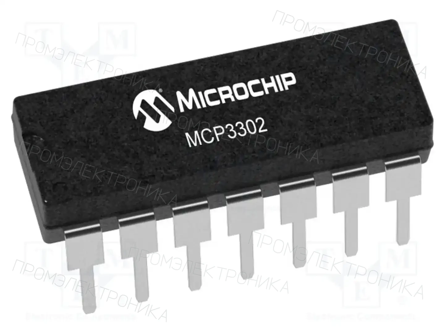 Microchip Technology MCP3302-BI/P — Преобразователи A/D - микросхемы
