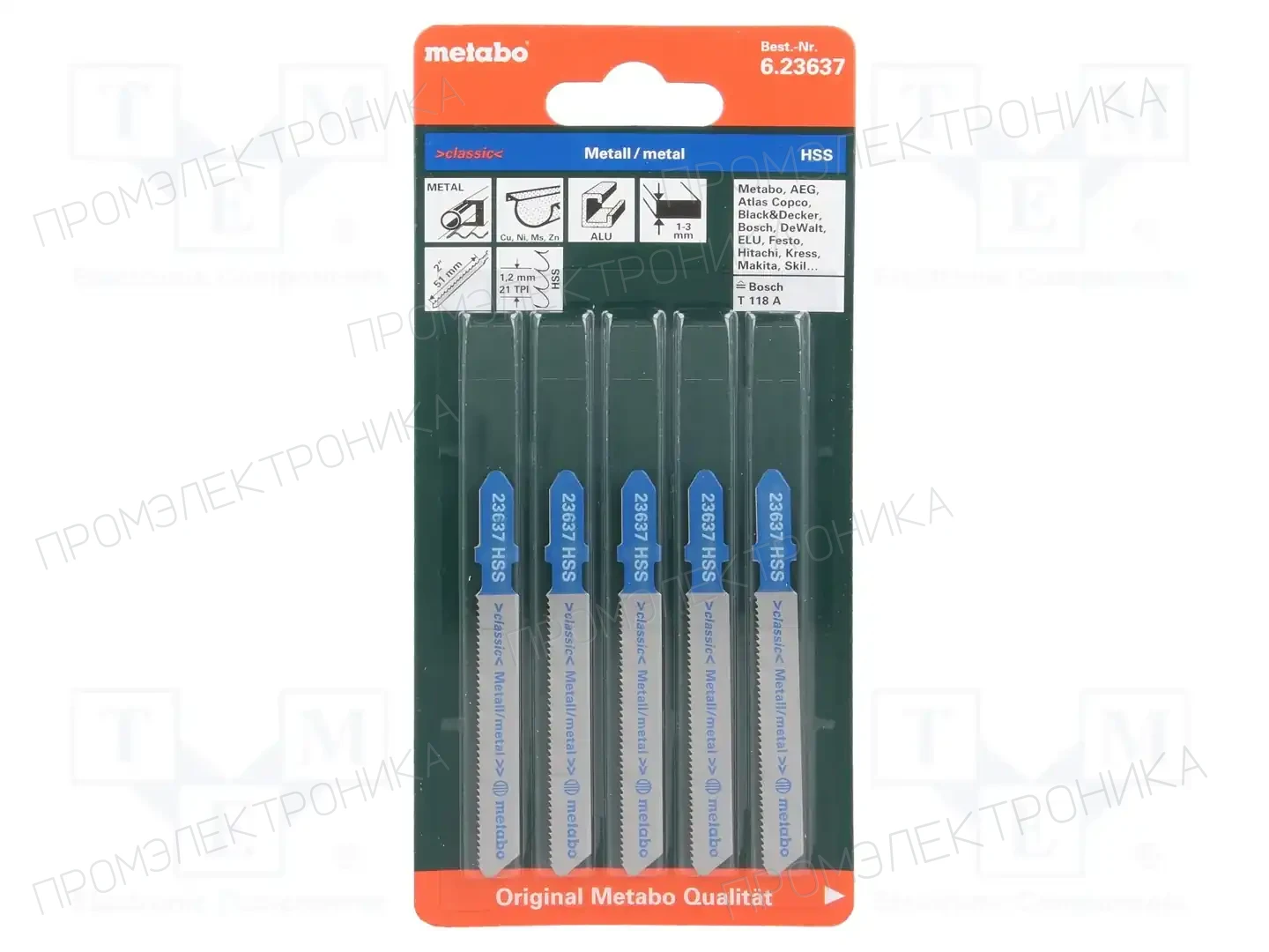 METABO 623637000 — Пилы и полотнища