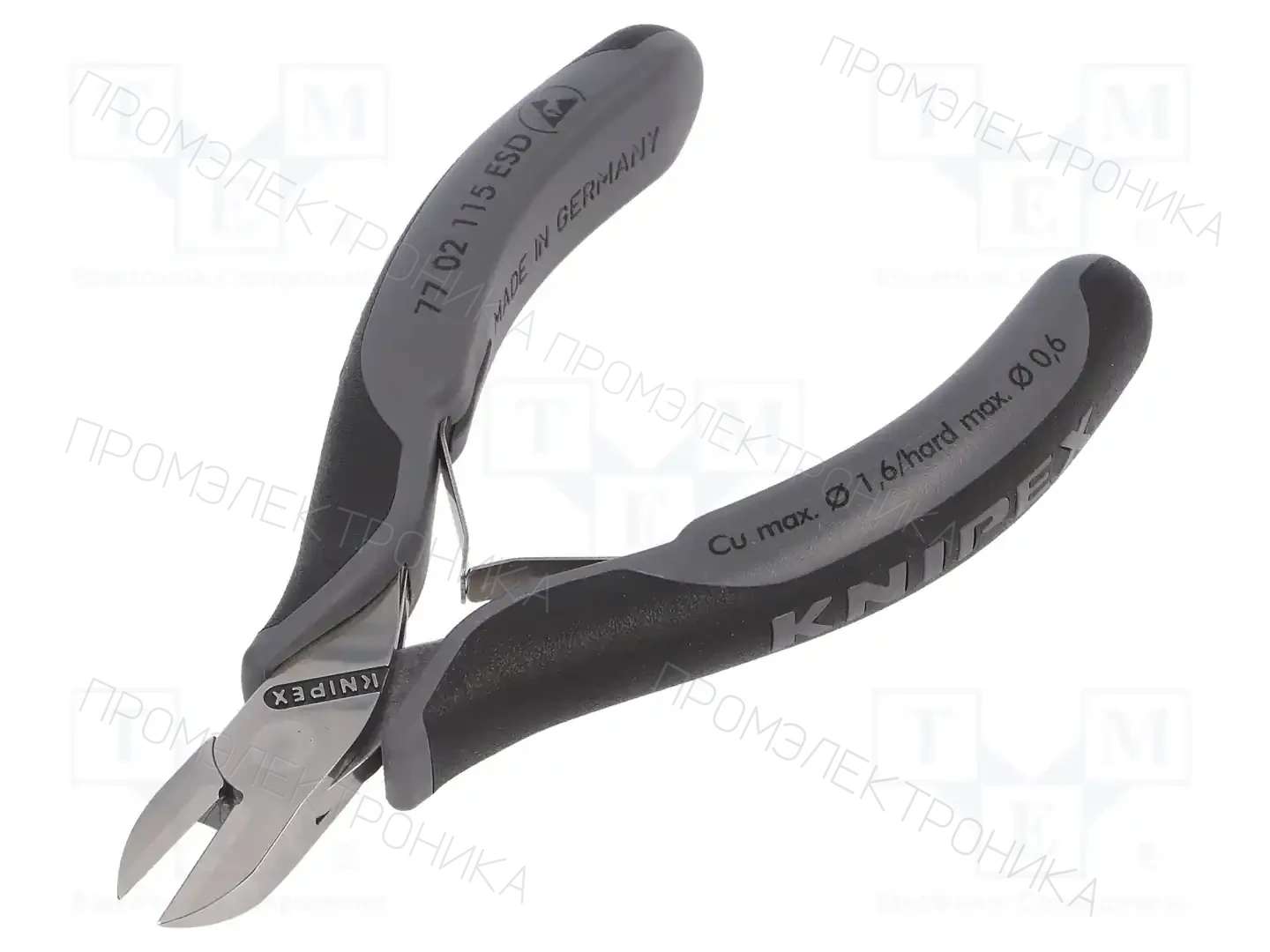 KNIPEX 77 02 115 ESD — Клещи-кусачки для резки