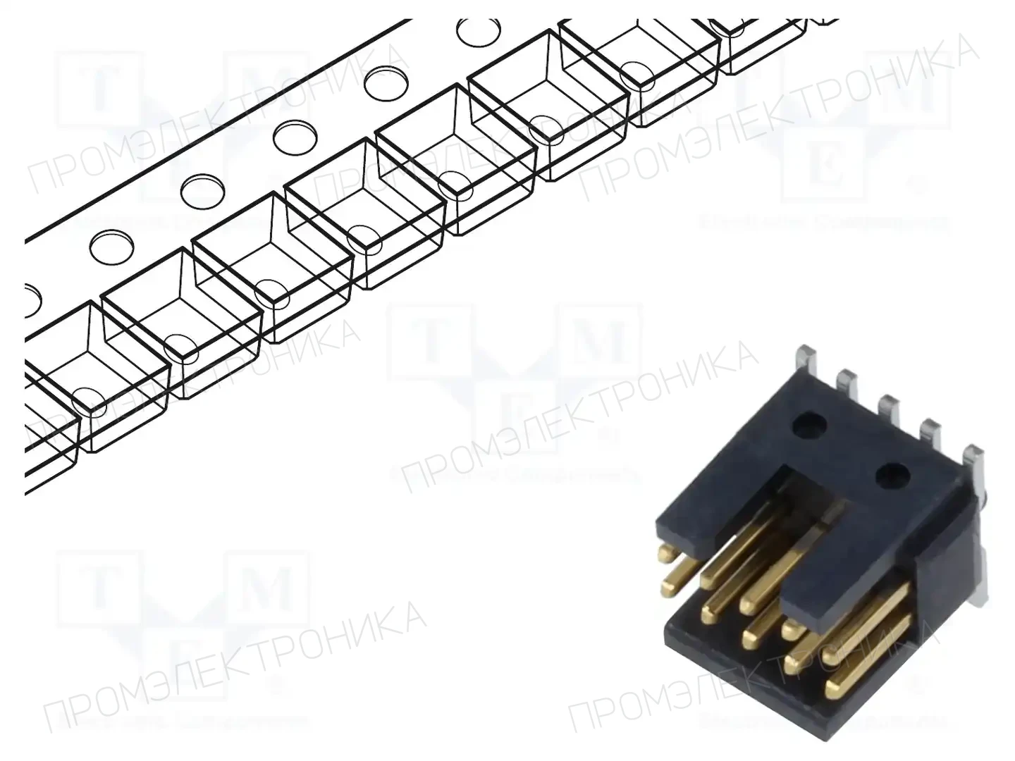 SAMTEC FTSH-105-01-L-DV-K-A-P-TR — Разъeмы пластина - пластина