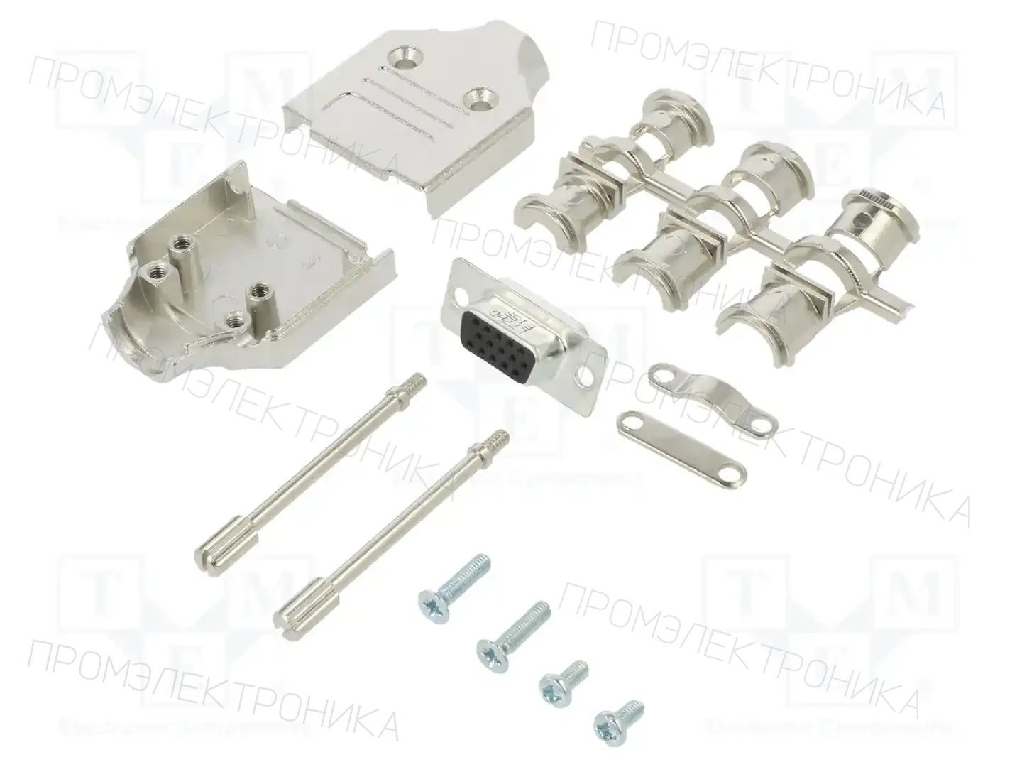 AMPHENOL COMMUNICATIONS SOLUTIONS L17MHDM09+L77HDE15S — Комплектные штекеры D-Sub