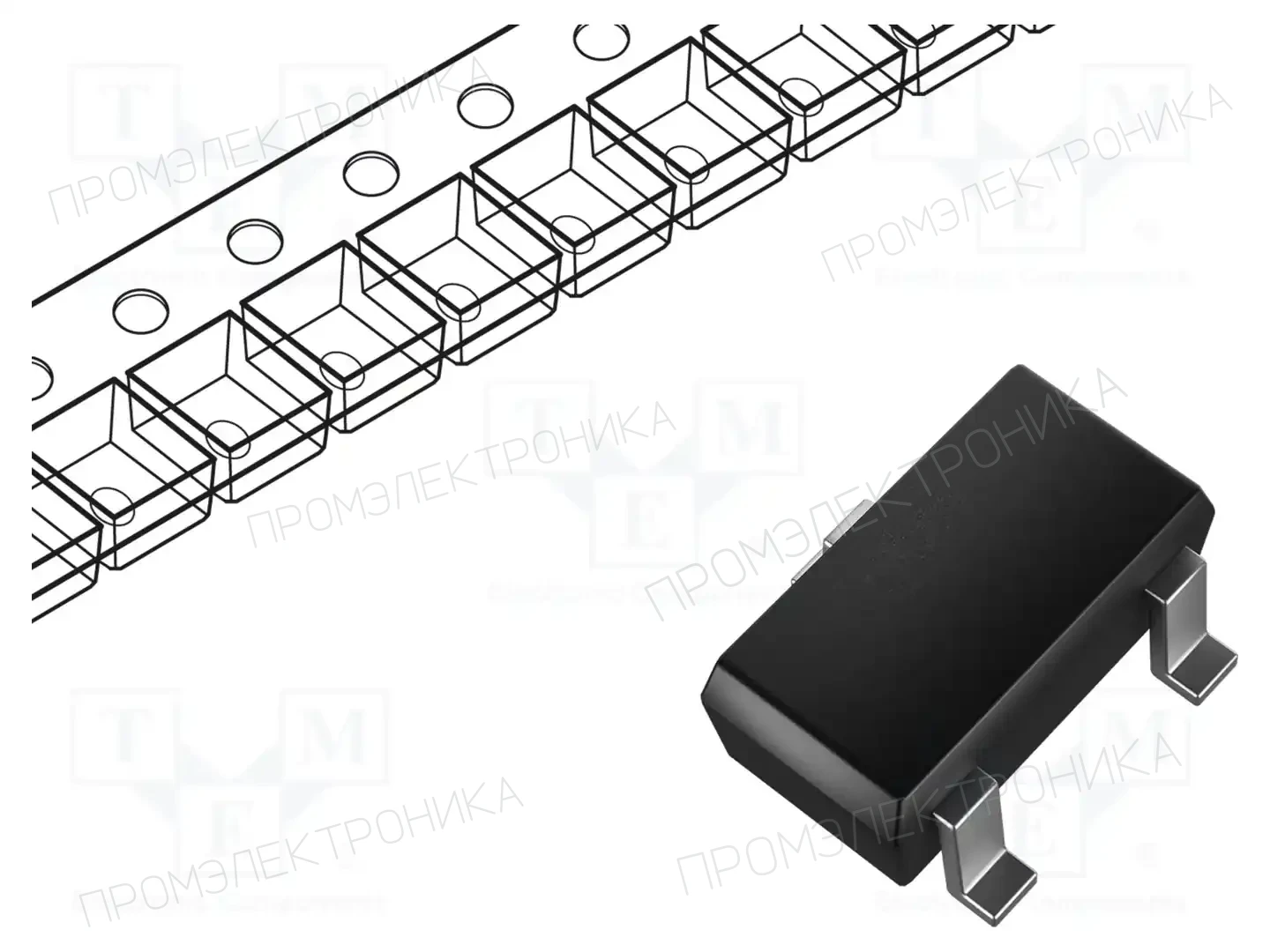 onsemi MMBD452LT1G — Диоды Шотки SMD