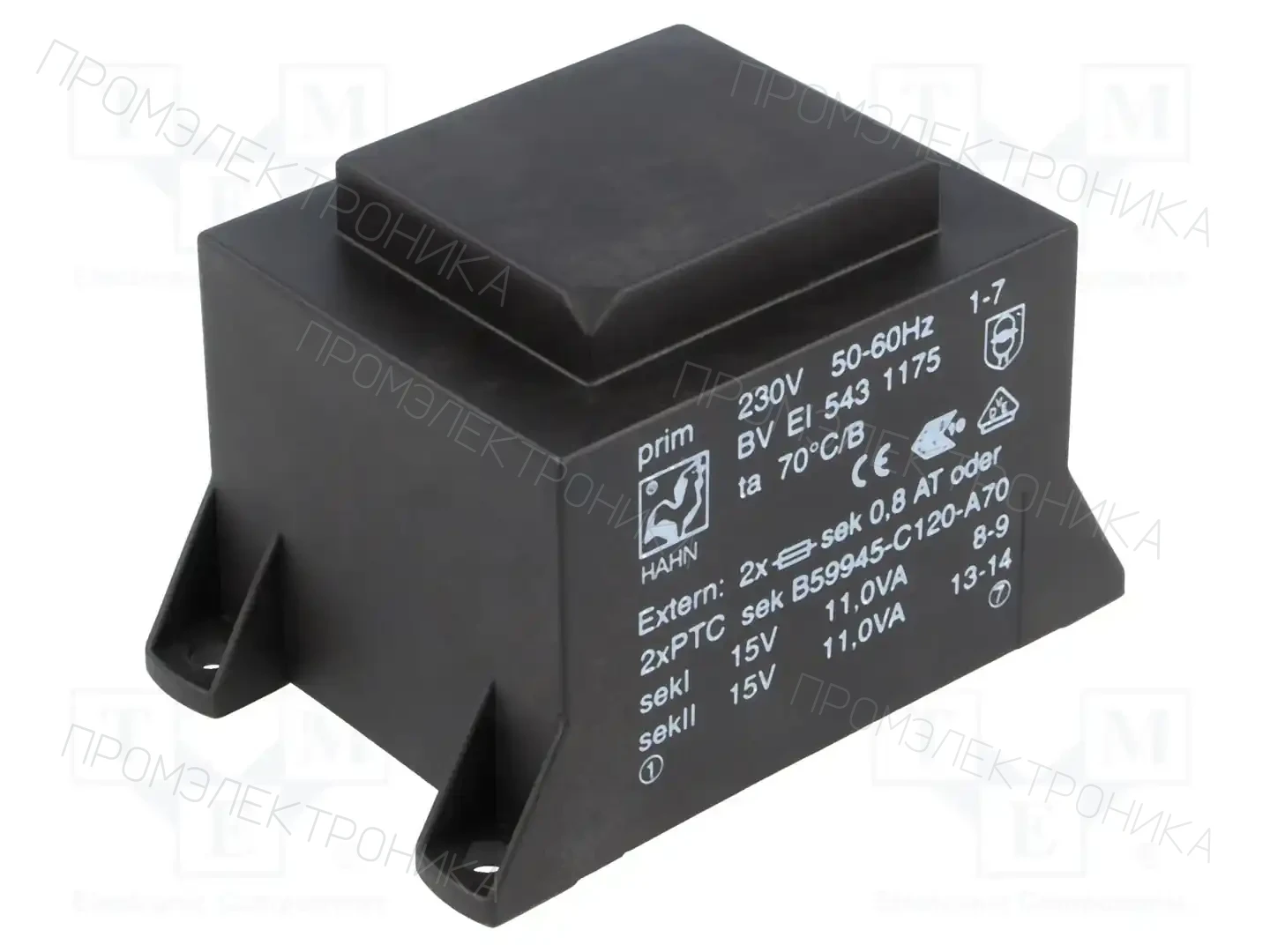 HAHN BV EI 543 1175 — Трансформаторы PCB