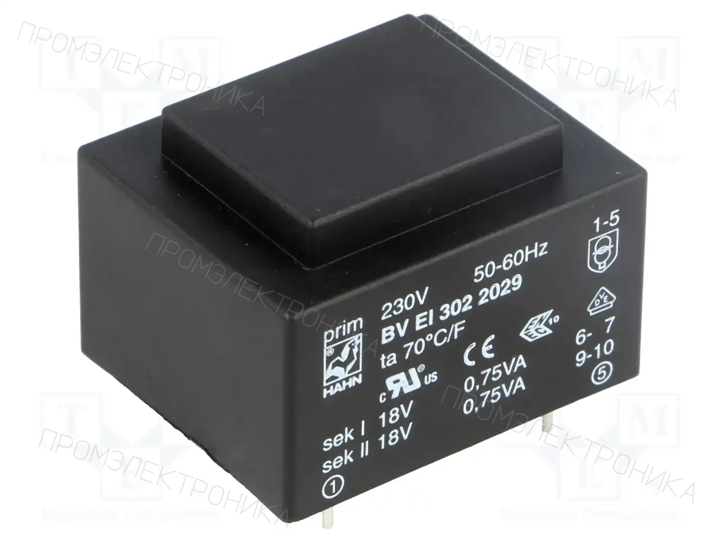 HAHN BV EI 302 2029 — Трансформаторы PCB