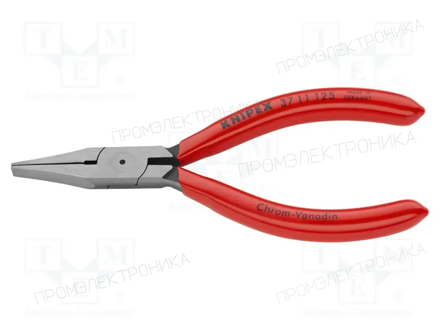 KNIPEX 37 11 125 — Клещи-кусачки плоские и полукруглые