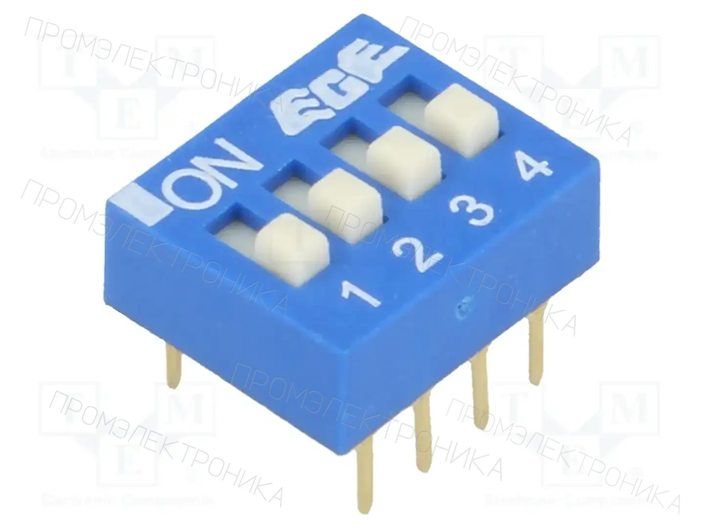 ECE EDG104S — Переключатели типа Dip-Switch
