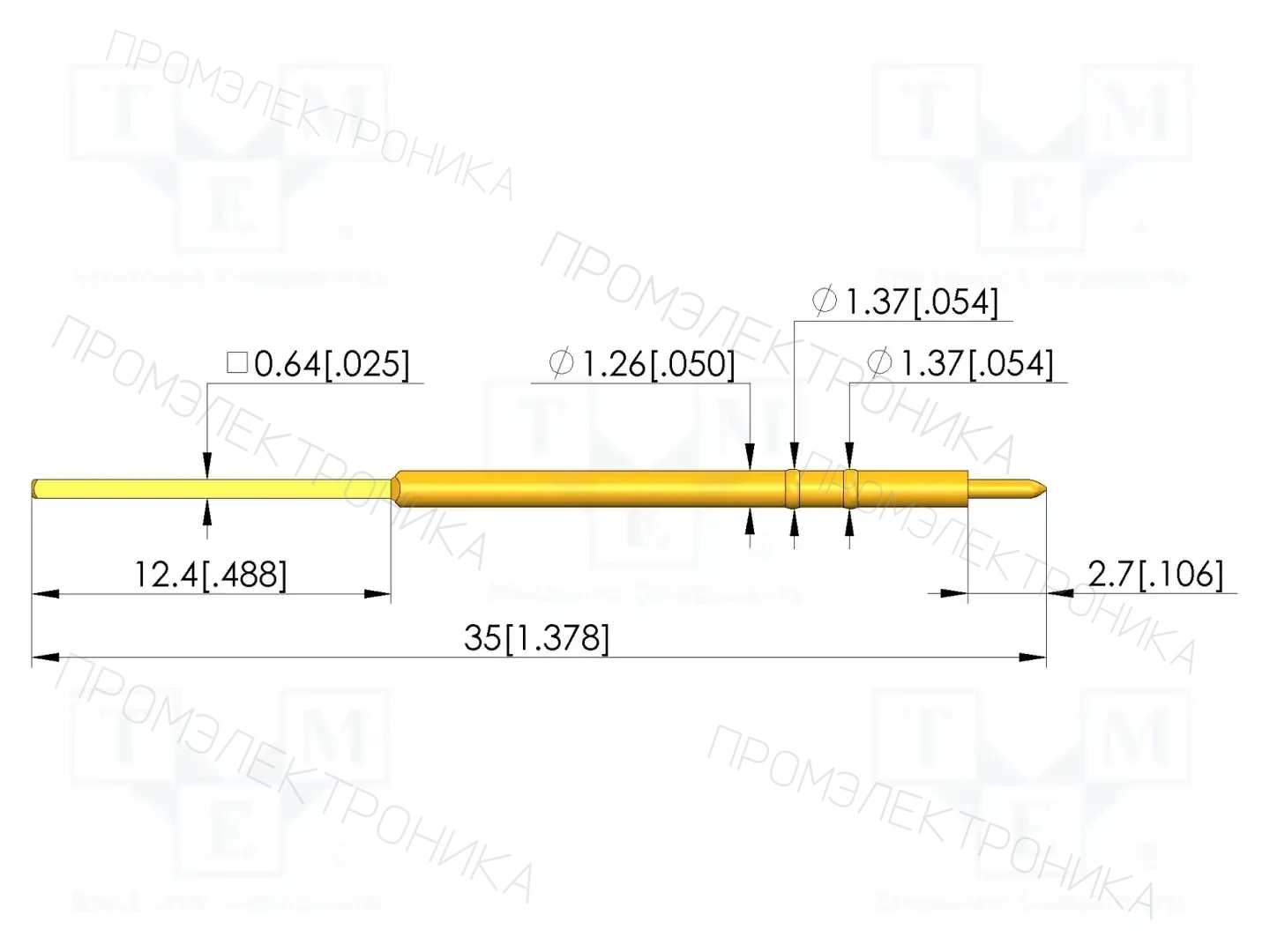 INGUN KT-S075-0001 — Гнёзда для измерительных щупов