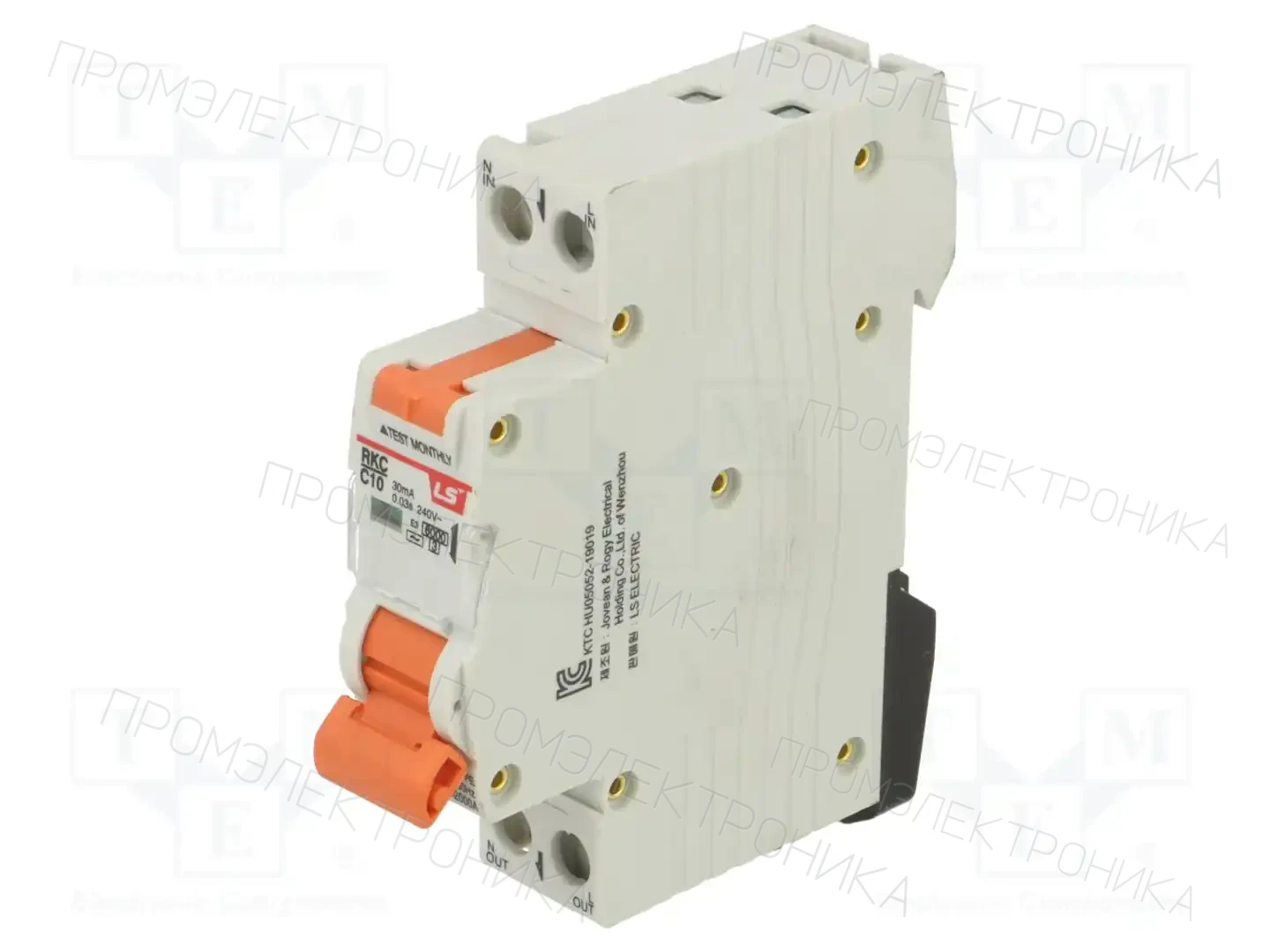 LS ELECTRIC RKC 1P+N C10 30M — Дифференциальные выключатели
