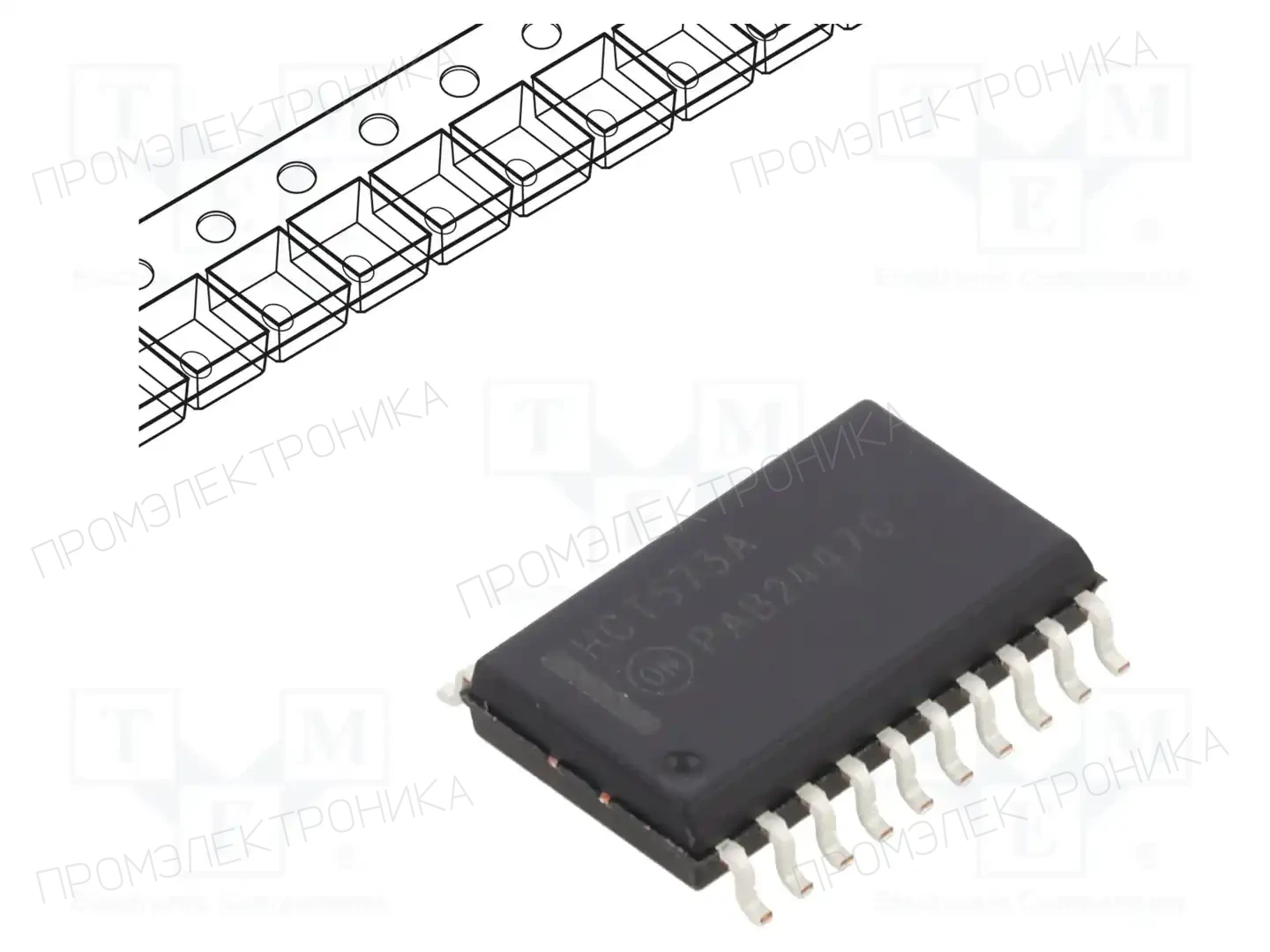 onsemi MC74HCT573ADWR2G — Защелки