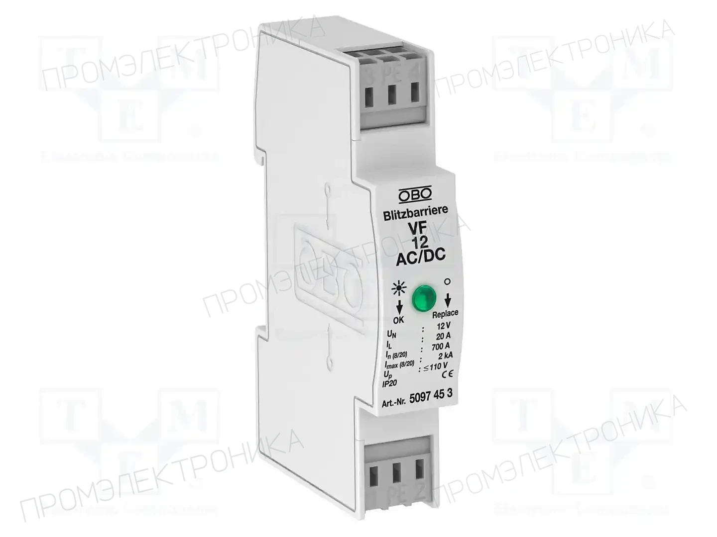 OBO BETTERMANN VF12-AC DC — Ограничители перенапряжения