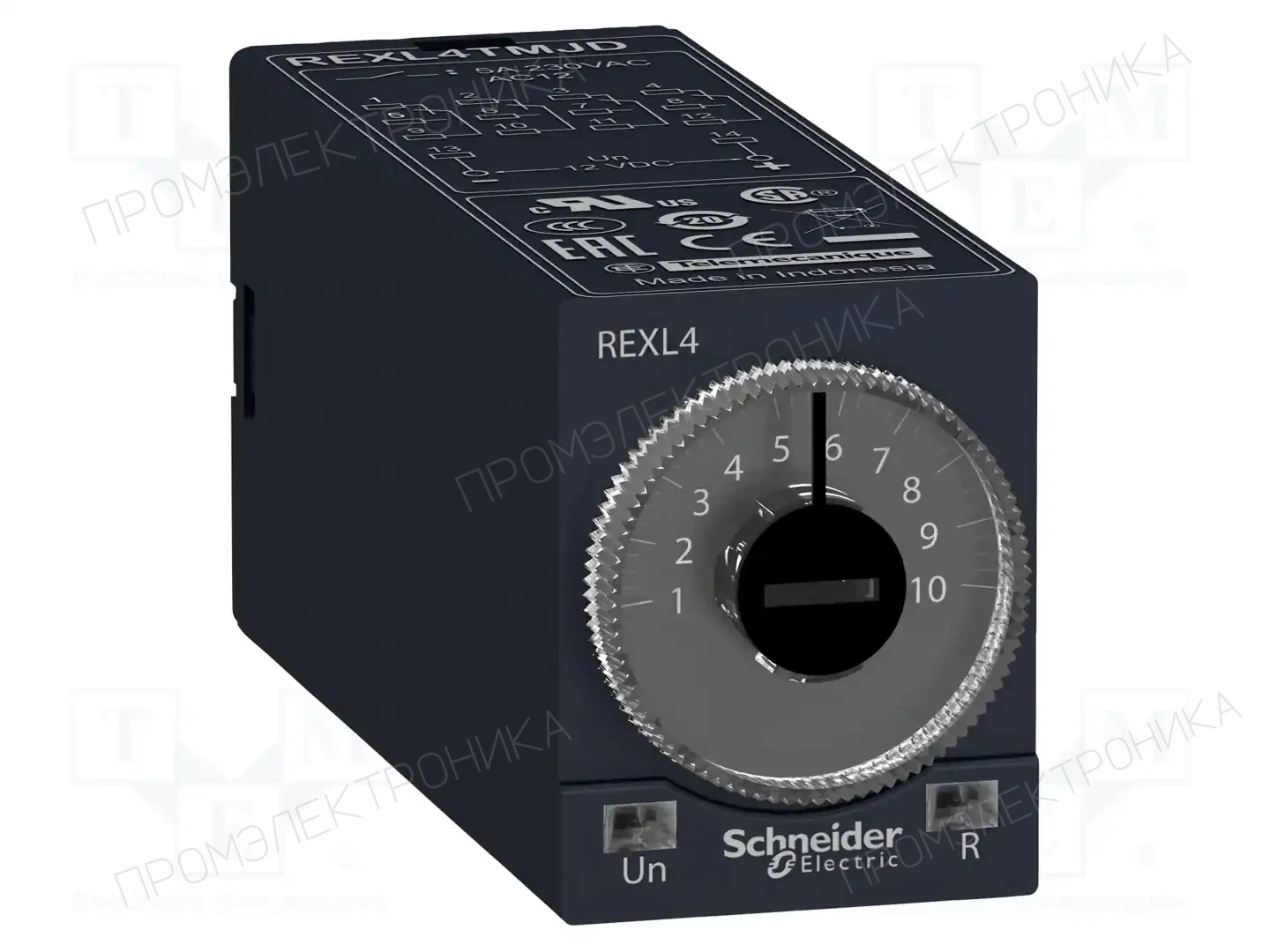SCHNEIDER ELECTRIC REXL4TMF7 — Временные аналоговые реле