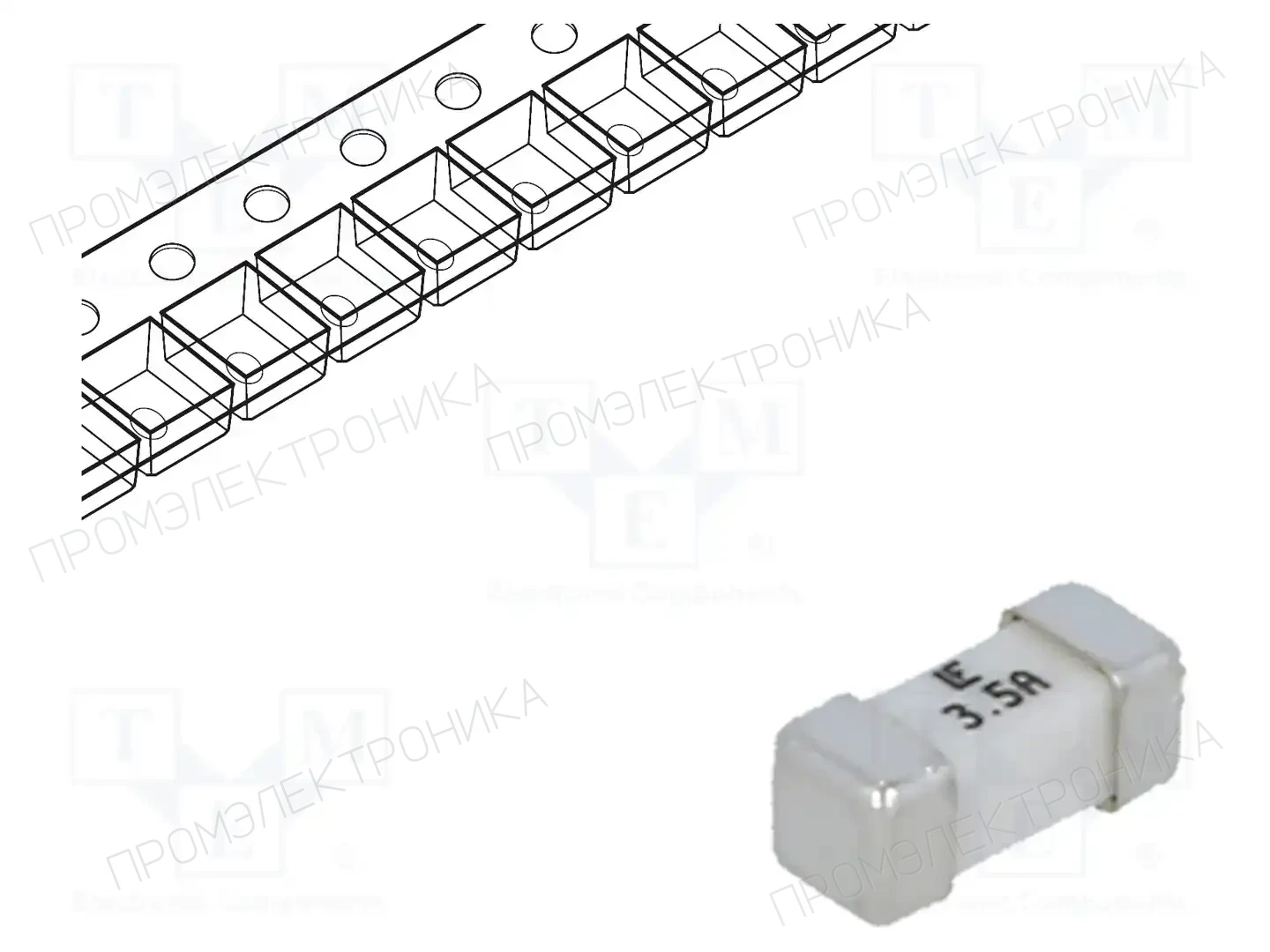 LITTELFUSE 045303.5MR — Предохранители SMD 2410 сверхбыстрые
