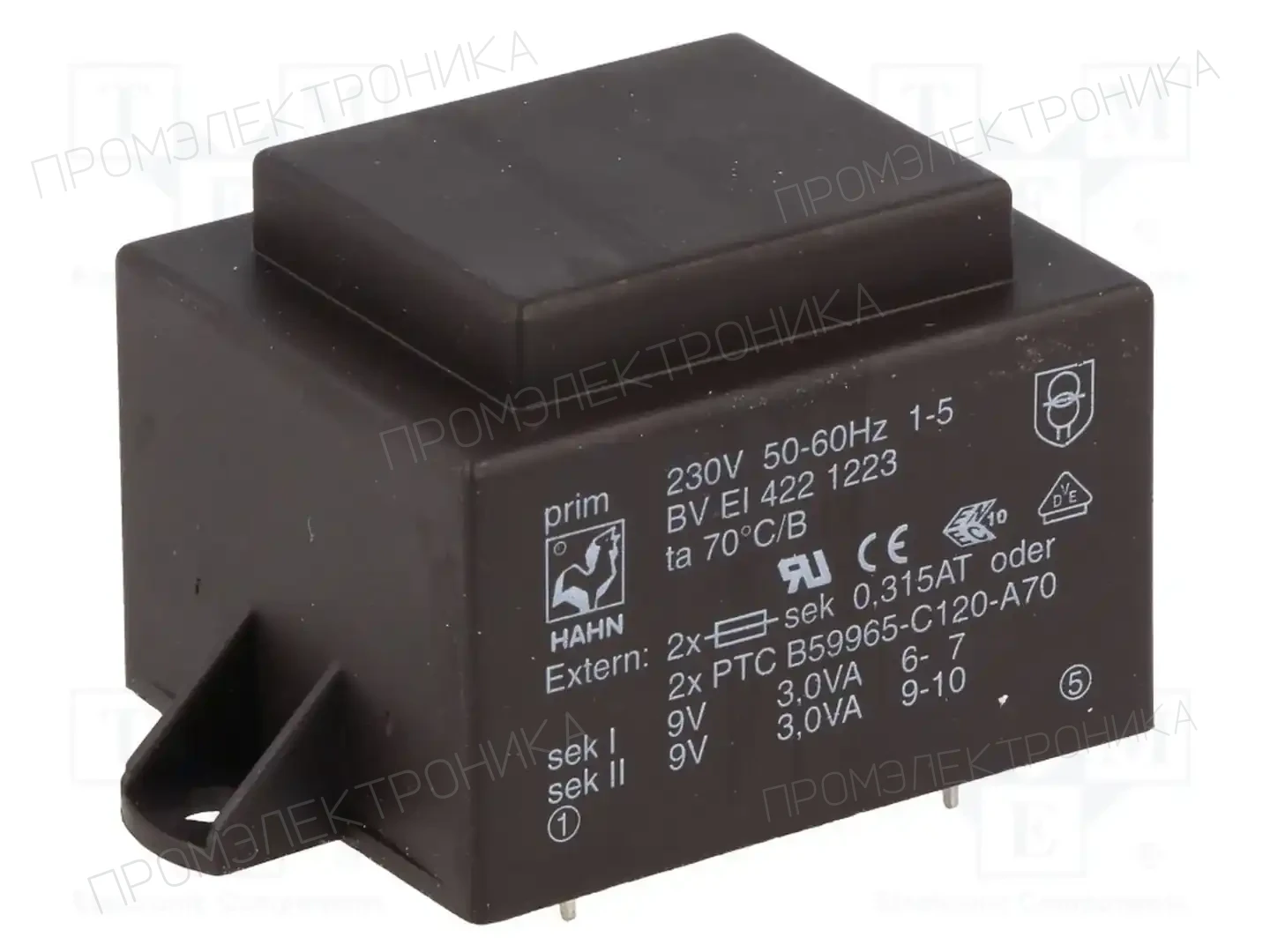 HAHN BV EI 422 1223 — Трансформаторы PCB